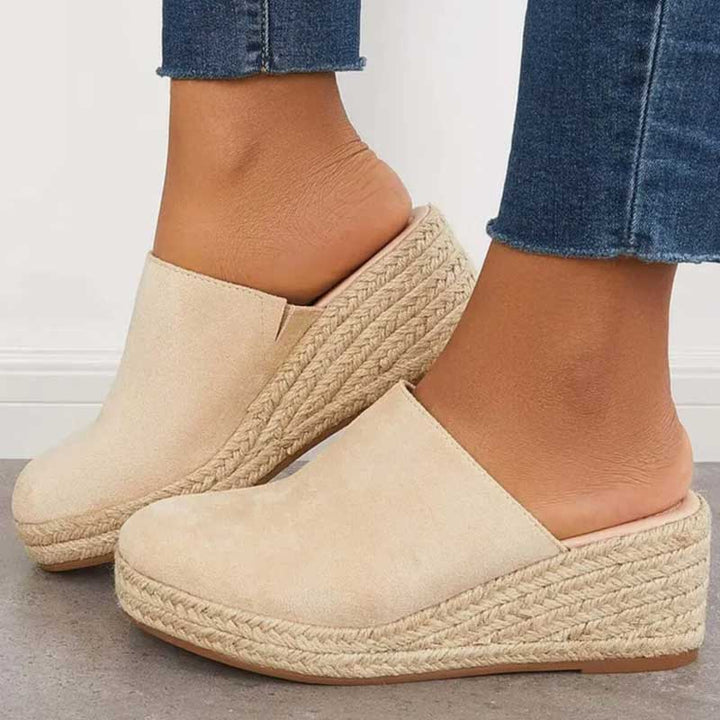 Zapatos ortopédicos de mujer con plataforma para soporte, sandalias cómodas y elegantes para verano.