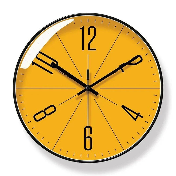 Reloj de cuarzo silencioso, minimalista escandinavo, para decoración de interiores.