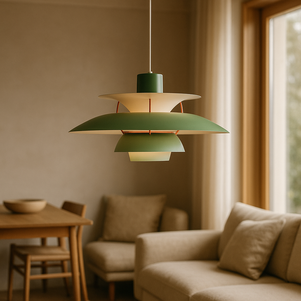 Lámpara de techo escandinava moderna, regulable, perfecta para iluminación del hogar con estilo.