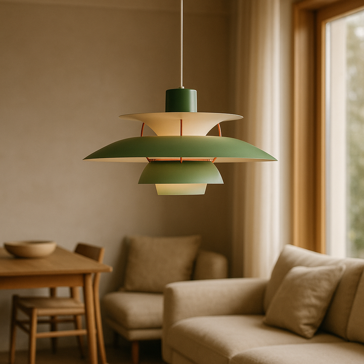 Lámpara de techo escandinava moderna, regulable, perfecta para iluminación del hogar con estilo.