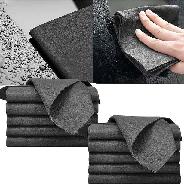 Paño de limpieza de microfibra multiusos: para cocina, cristales y todo el hogar. Limpieza sin esfuerzo y sin rayas.