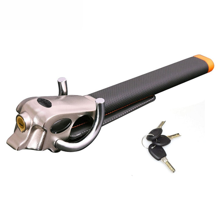 Sistema antirrobo de volante universal, disuasorio visible para la seguridad de tu automóvil.