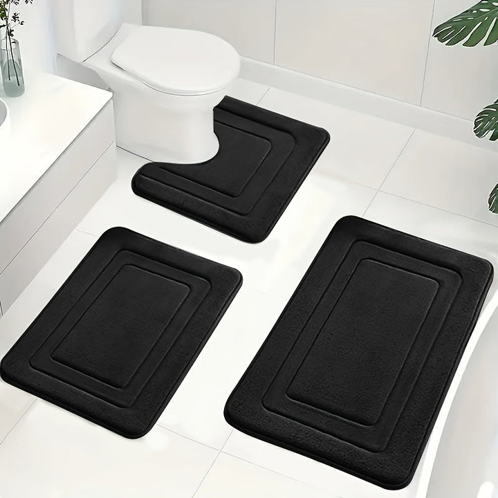 Alfombra de baño principal suave y antideslizante. Ideal para decoración y seguridad en el baño.