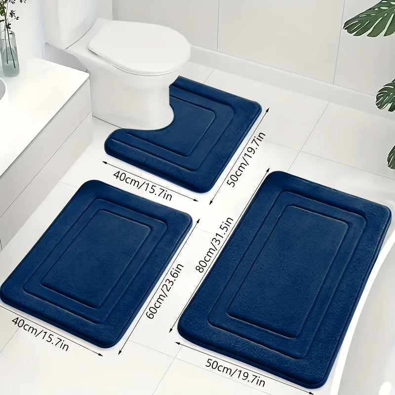 Confortable alfombrilla de baño antideslizante. Esencial para la seguridad en el hogar y el baño.