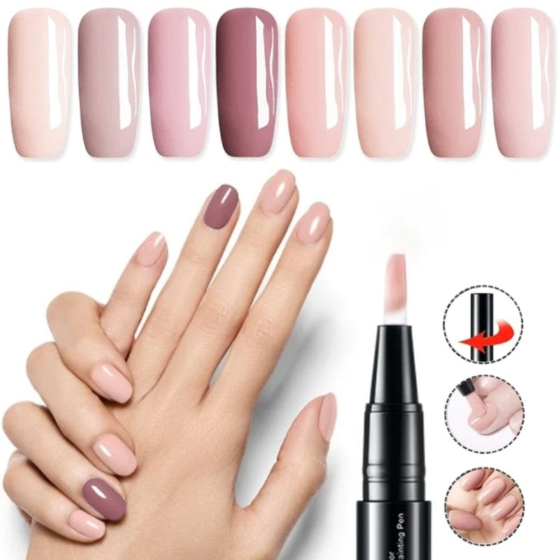 Set de esmaltes de uñas tipo barra para nail art. Belleza y precisión en tus manos.