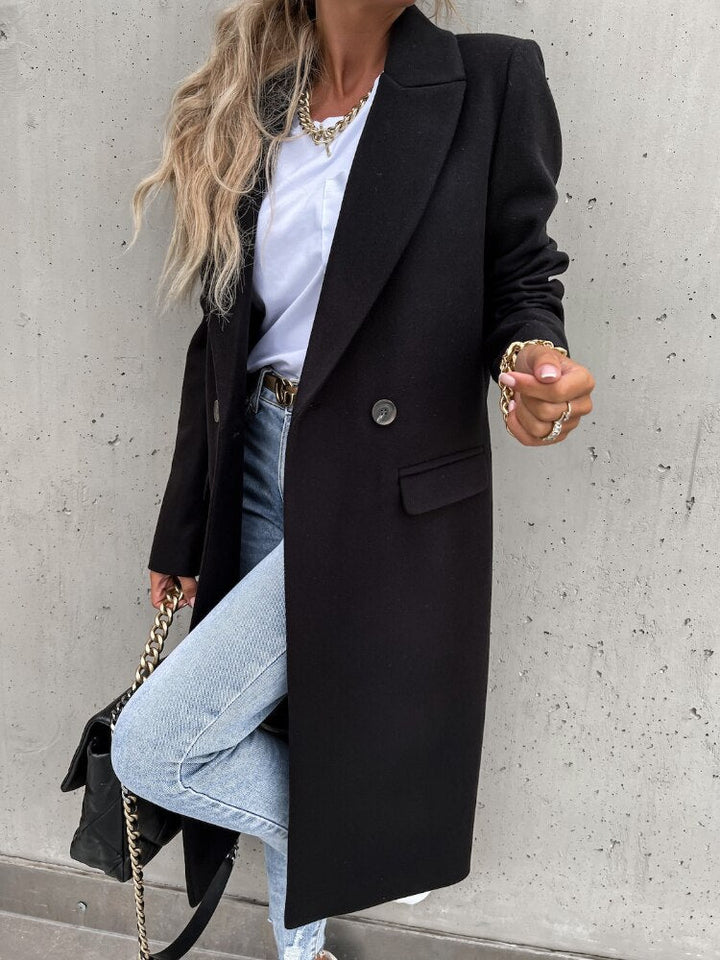 Chaqueta de moda para mujer, abrigo de invierno tendencia, estilo contemporáneo y cómodo.