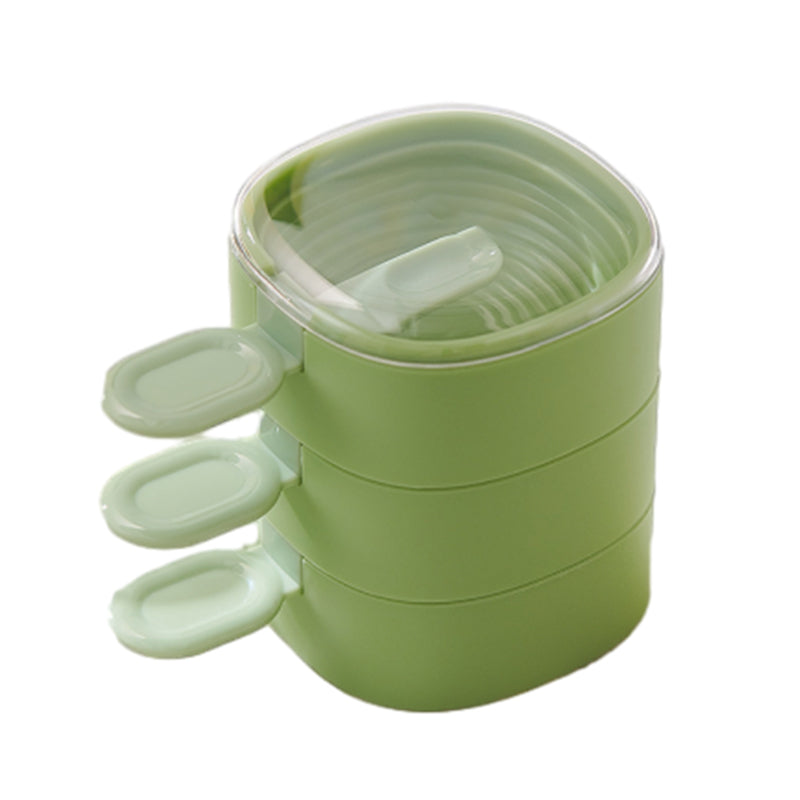 Kit DIY de cocina para paletas caseras; molde de helado de silicona fácil de usar.
