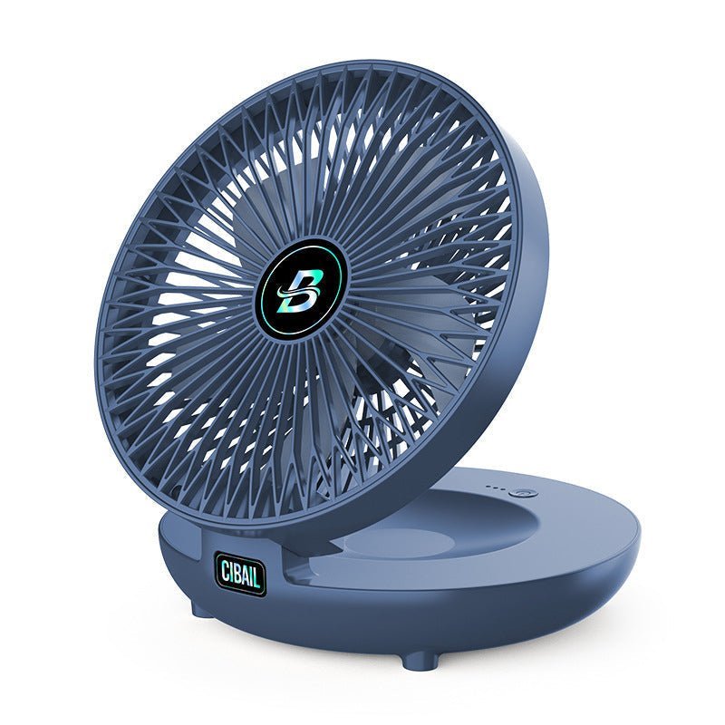 Ventilador de mesa recargable para hogar, aire fresco y silencioso en cualquier habitación este verano.