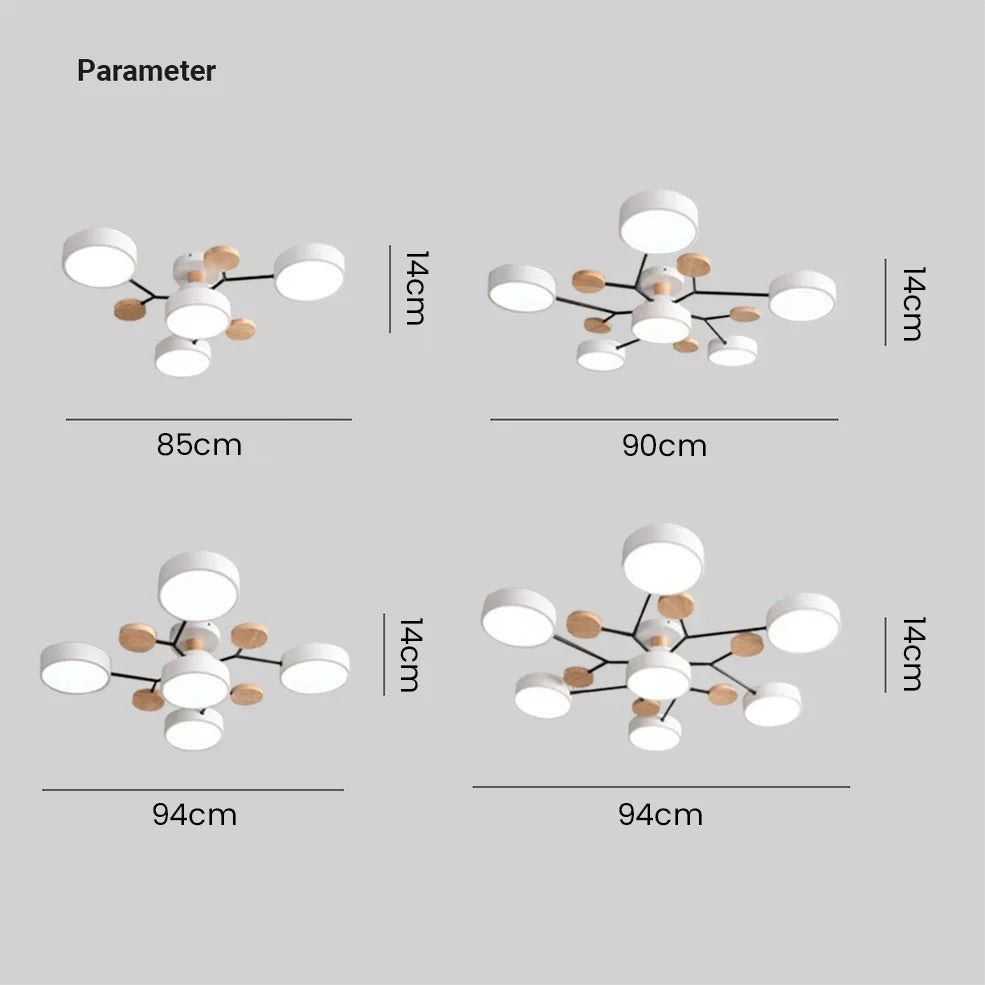 Iluminación LED de techo Halo, ideal para añadir un toque de elegancia a tu hogar.