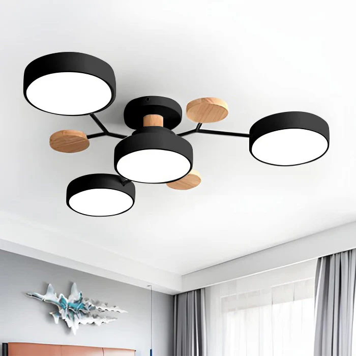 Iluminación LED de techo Halo, transforma el ambiente con su diseño único.