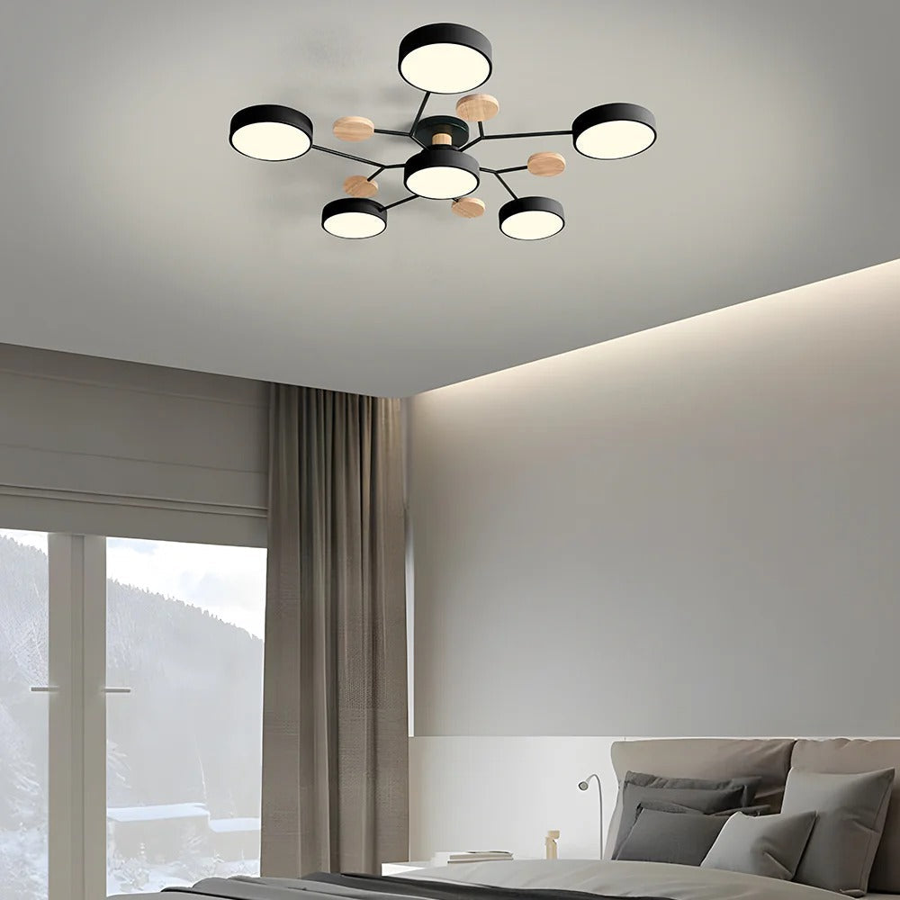 Lámpara LED de techo Halo, con certificación energética para tu tranquilidad.