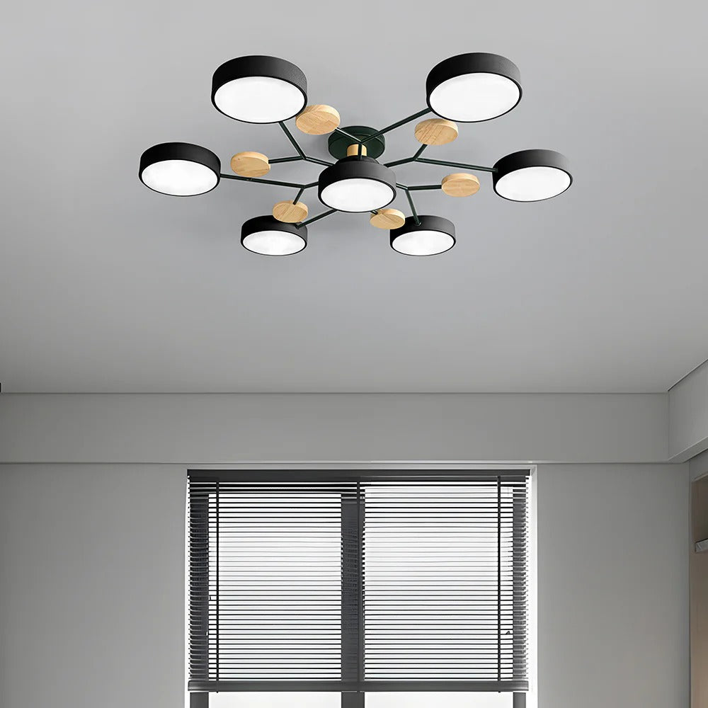 Luz de techo LED Halo, su luz sin parpadeos es cómoda para la vista.