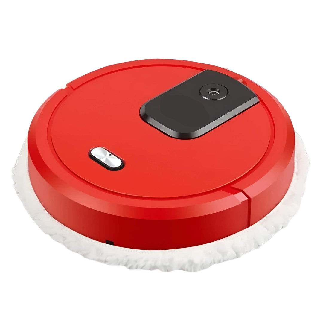 Robot mopa SmartMop navegando inteligentemente por el piso, para una limpieza profunda y eficiente.