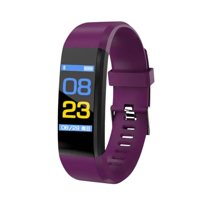 Reloj inteligente para mayores, monitoreo continuo de frecuencia cardíaca, presión y oxígeno en sangre. Salud total.