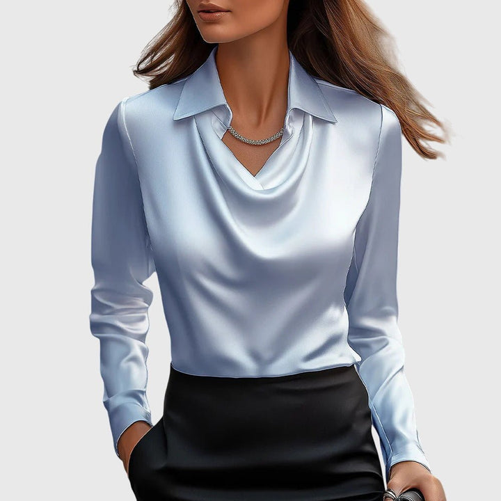 Blusa de moda para mujer. Manga larga, estilo elegante y muy versátil.