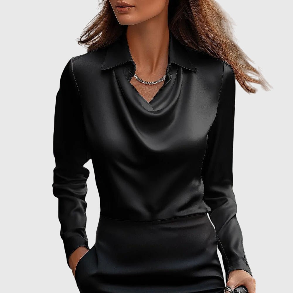 Blusa femenina de manga larga con diseño elegante. Imprescindible en tu guardarropa de mujer.