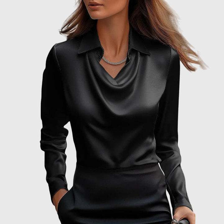 Blusa femenina de manga larga con diseño elegante. Imprescindible en tu guardarropa de mujer.