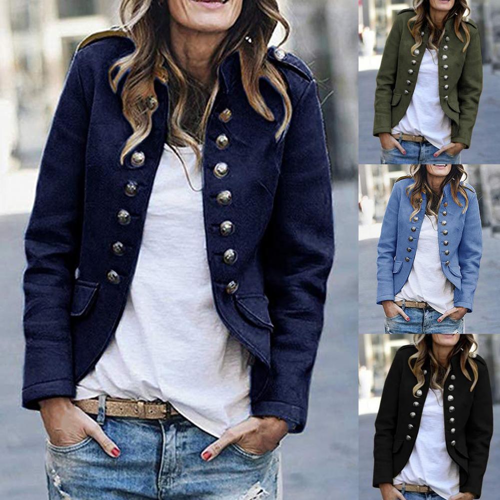 Chaqueta casual de mujer elegante con bolsillos, ideal para estilo diario y confort en moda femenina.