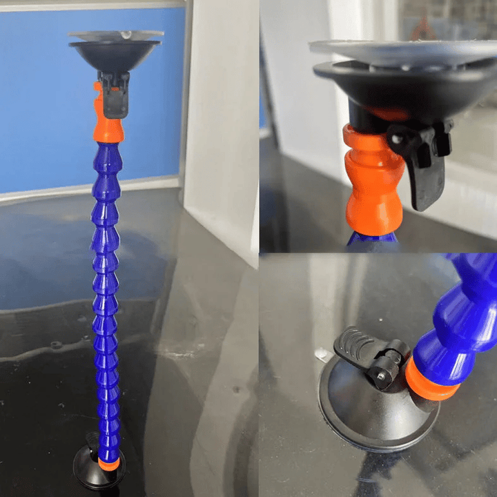 Herramienta de reparación de abolladuras DentFix con pegamento especial para coche. Restaura la carrocería de tu vehículo.