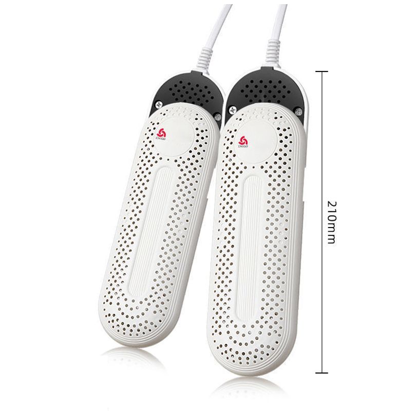 Secador de zapatos antibacteriano con luz UV de 25W para eliminar humedad y olores del calzado.