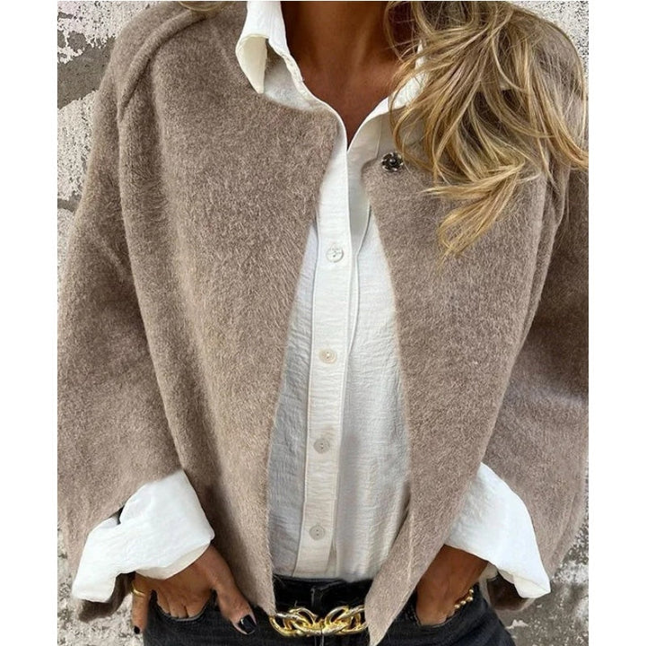 Cárdigan de invierno para mujer, cálido y elegante. Un básico de moda para máximo confort.