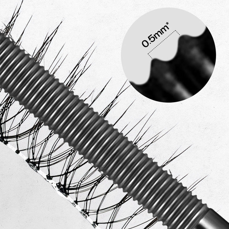 Pestañas con máscara voluminizadora y alargadora, efecto larga duración y resistente al agua, para mujeres.