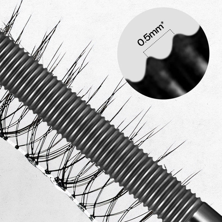 Pestañas con máscara voluminizadora y alargadora, efecto larga duración y resistente al agua, para mujeres.