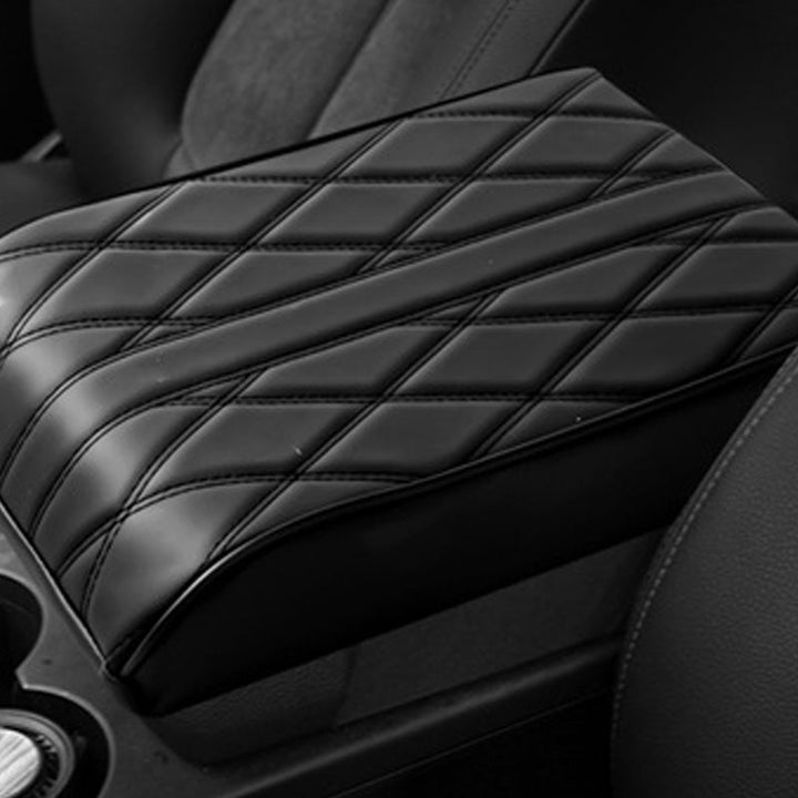 Confort automotriz: funda de consola central de espuma viscoelástica para un viaje placentero.