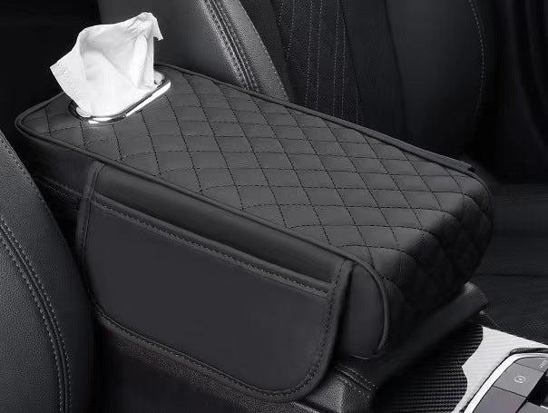 Funda de consola central de automóvil, mejora el confort, protege el interior y es fácil de instalar.