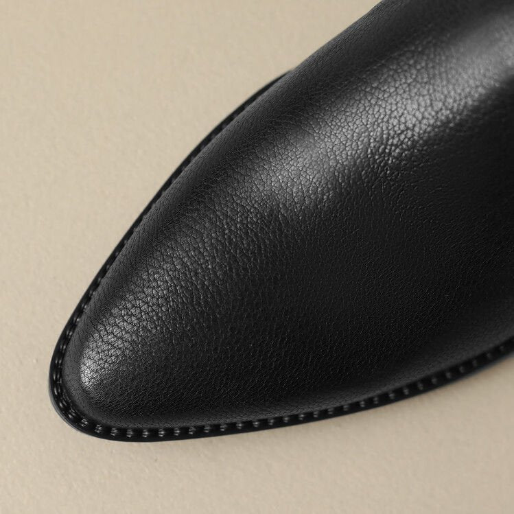Zapatos mujer: Mocasines planos CARLA con punta fina. Elegantes para oficina y uso diario.