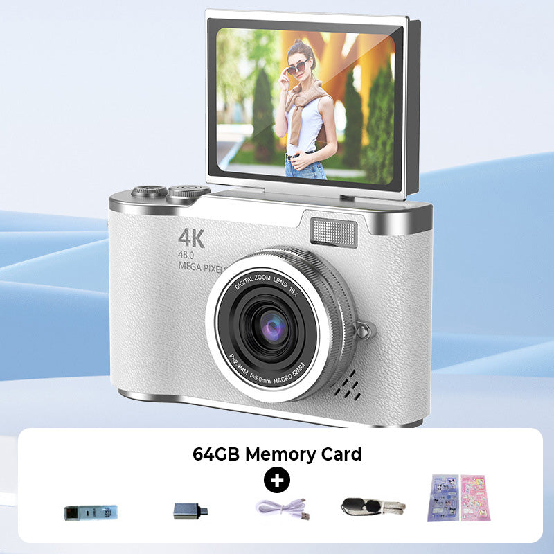 Calidad de imagen superior con esta cámara digital 4K HD para fotografía.