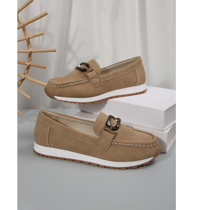 Calzado OrthoStep para bienestar del pie, mocasines ortopédicos de uso diario con soporte.