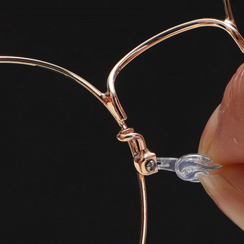 Evita que tus gafas se resbalen con estas almohadillas de silicona antideslizantes para la nariz. Gran firmeza.