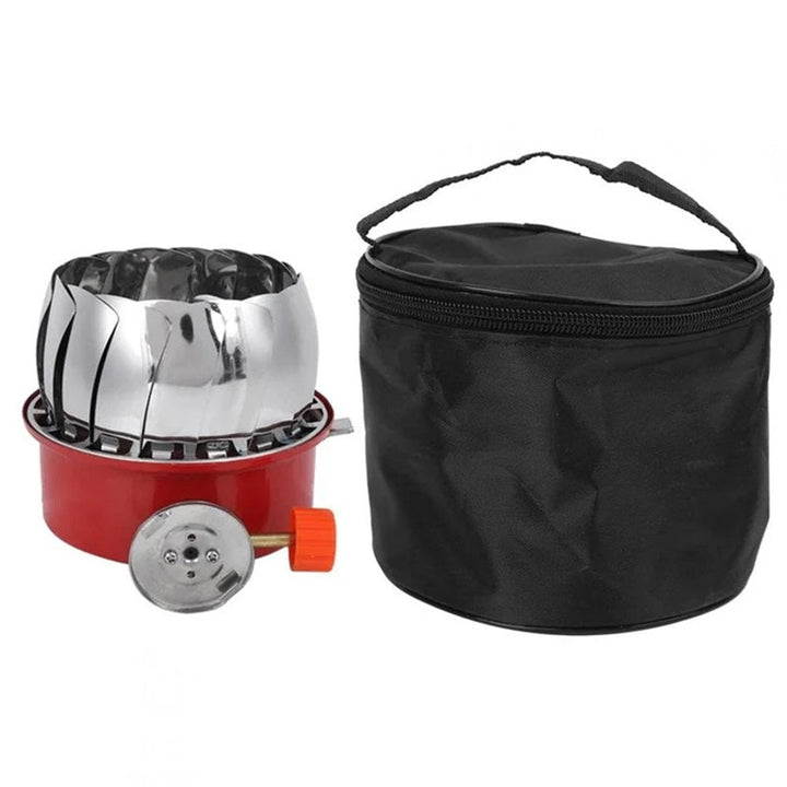 Prepara comidas deliciosas con esta cocina de gas portátil para camping y aire libre.