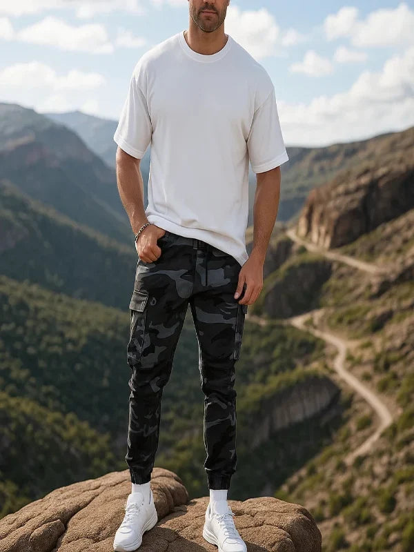 Pantalones de camuflaje para hombre, estilo urbano, cómodos y resistentes para el día a día.