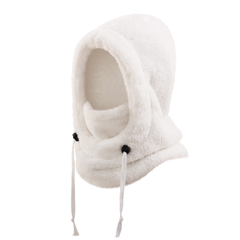 Niños abrigados con gorro bufanda polar, balaclava ajustable para máxima protección del frío.