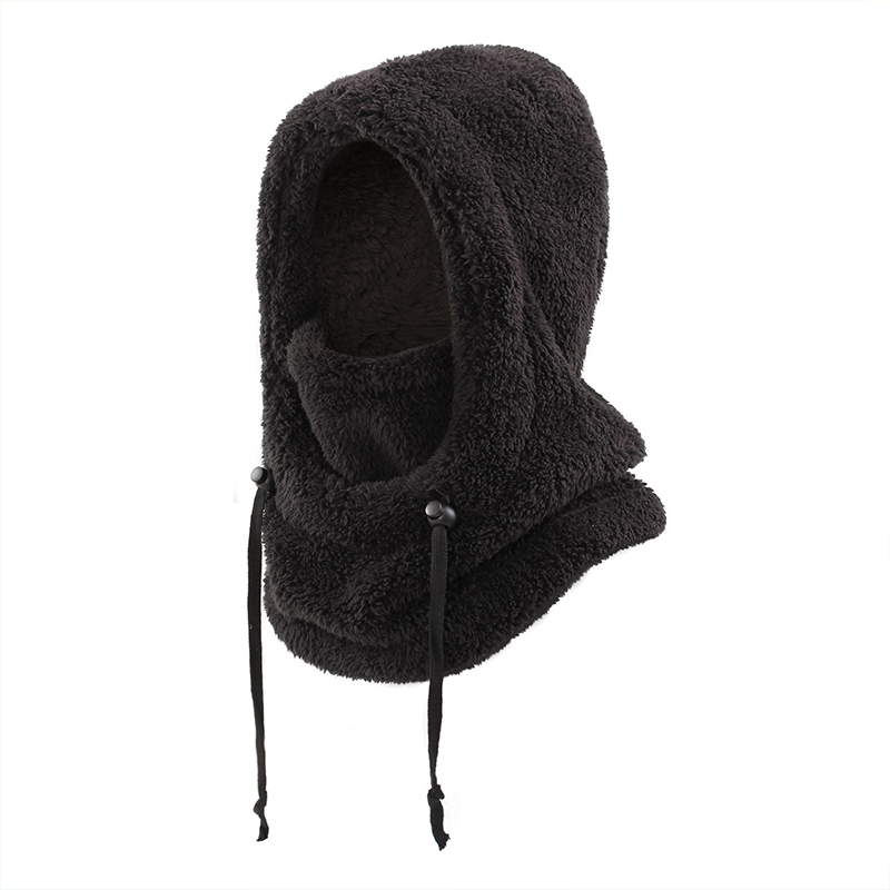 Calentador de invierno para niños, gorro bufanda polar ajustable para cabeza y cuello.