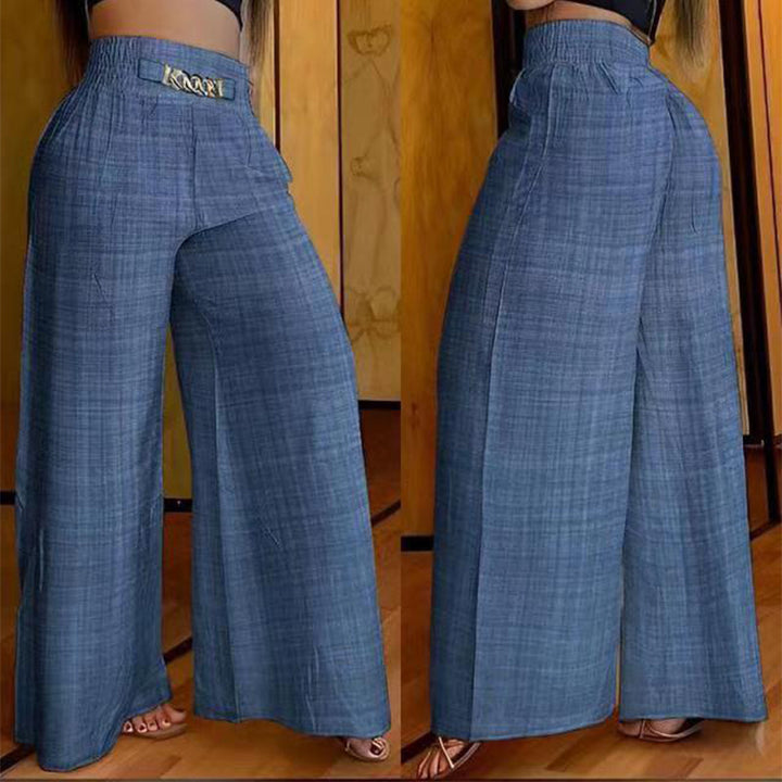 Pantalón moldeador de tiro alto para mujer. Perfil estilizado y cómodo, ideal para ropa versátil.