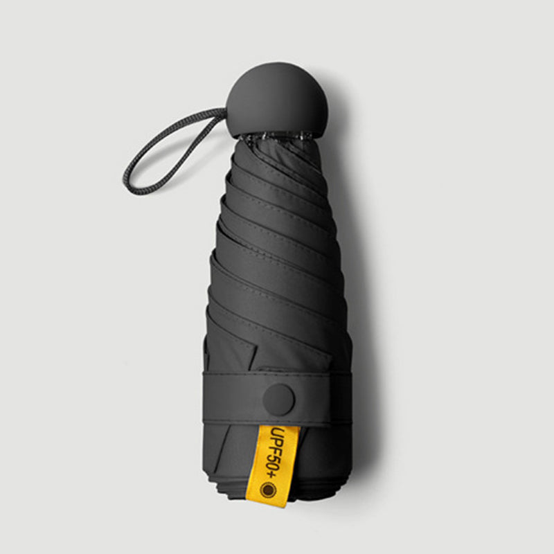 Paraguas resistente al viento, compacto y ligero, con protección UV y diseño impermeable para la lluvia.