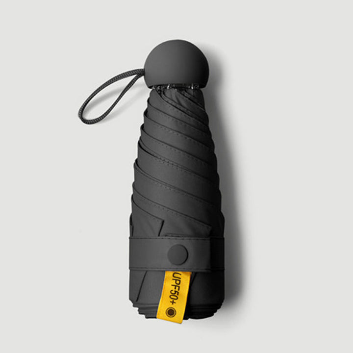 Paraguas resistente al viento, compacto y ligero, con protección UV y diseño impermeable para la lluvia.