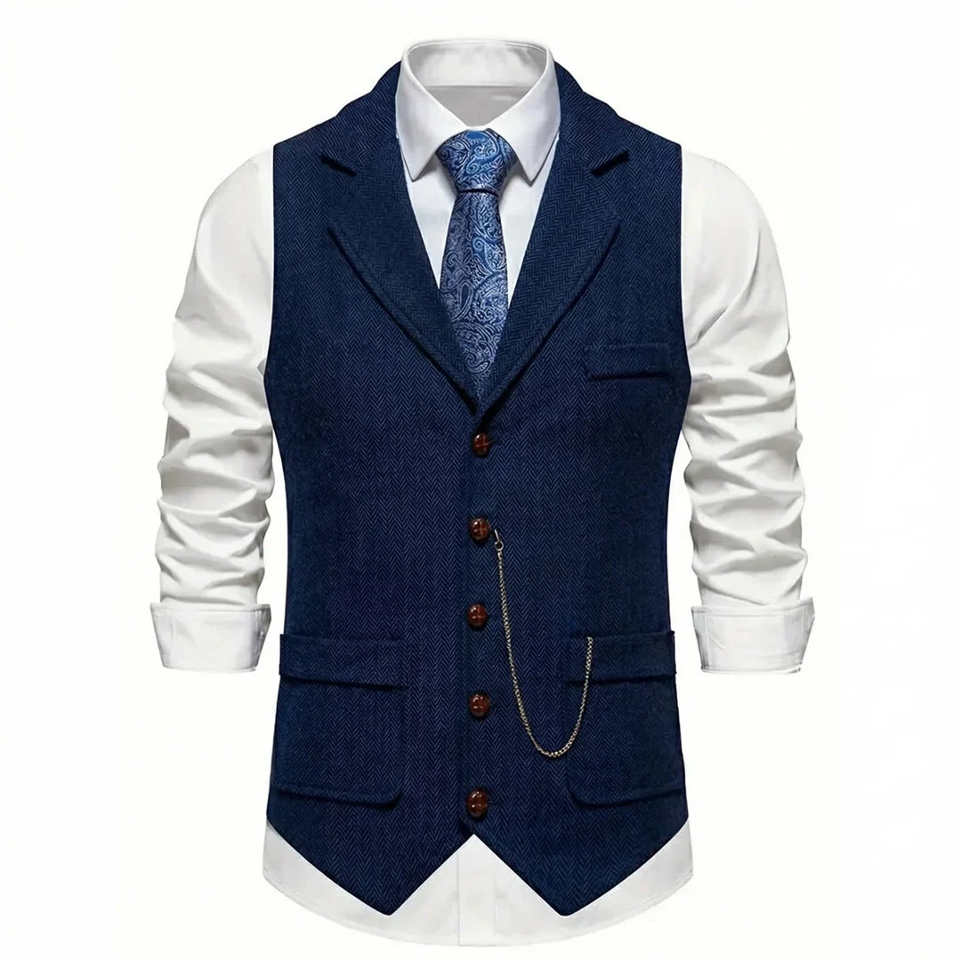Chaleco elegante para hombre, ultra cómodo, ideal para look casual o smart casual.