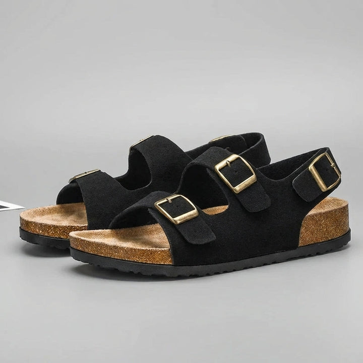 Sandalias cómodas y ligeras de hombre para verano, con suela ergonómica y hebilla ajustable.