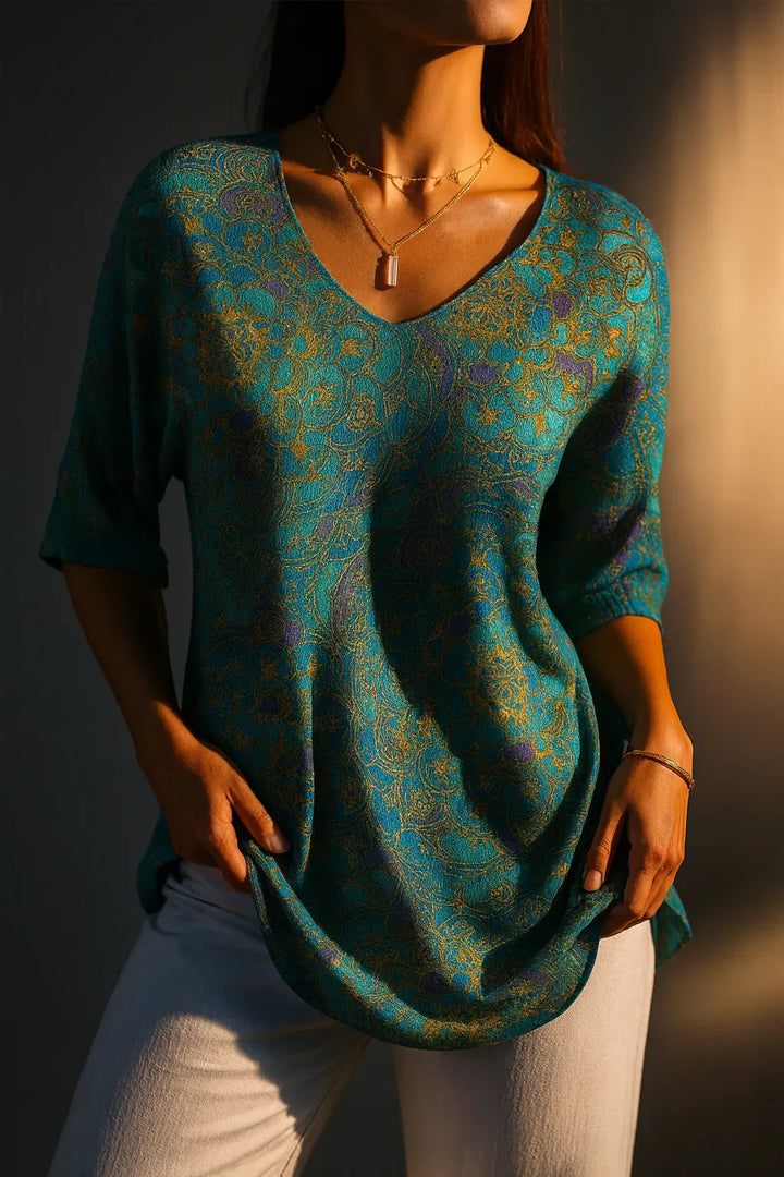 Suéter retro para mujeres, de punto ligero y casual, jersey cómodo y moderno, ideal para moda femenina.