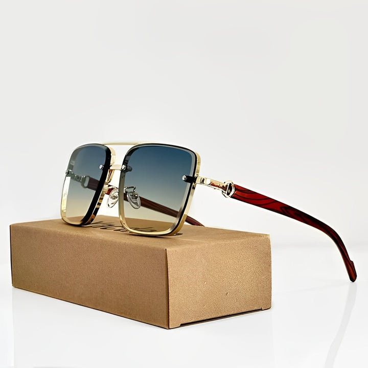 Accesorios de verano: gafas de sol unisex aviador con protección UV400 y lentes degradados. Estilo atemporal.