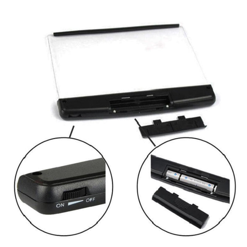 Luz LED de lectura para libros, con clip ajustable. Esencial para noches y viajes. Cómoda y portátil.