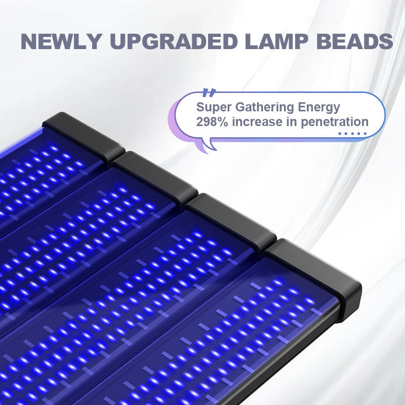 Bronceado en casa: Lámpara Solárium LED 432 ofrece sesiones de bronceado profesional para un tono saludable y natural.