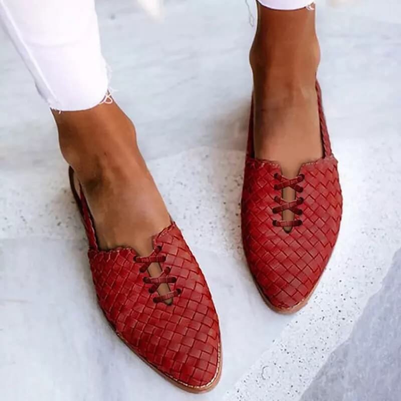 Sandalias de verano artesanales para mujer, diseño trenzado, calzado casual fresco y muy cómodo.