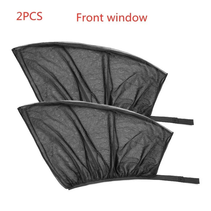Red antimosquitos y parasol para coche. Protección solar para ventanas, ideal para viajes y verano.