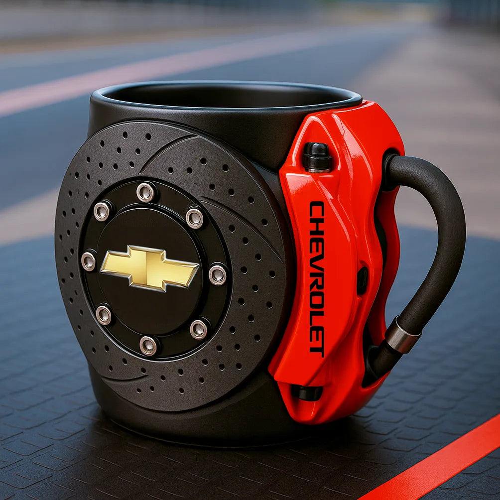Regalo original para hombre: taza en forma de disco de freno de automóvil.