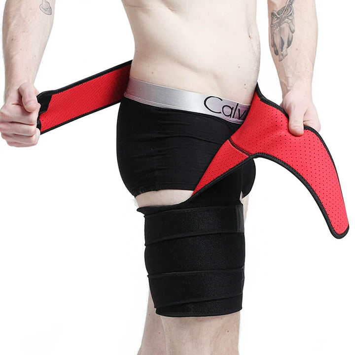 Cinturón de soporte de cadera ortopédico, unisex, para alivio eficaz del dolor y estabilización óptima.